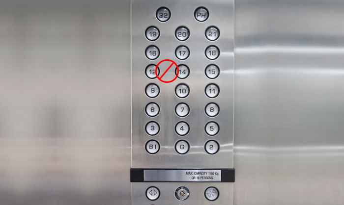 Elevator With No 13th Floor